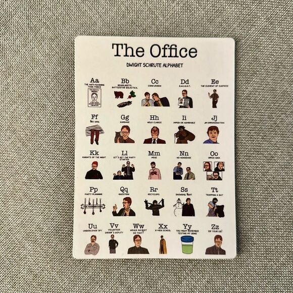 COPY - The Office Alphabet Magnet - Picture 1 of 3